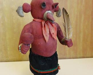 Mudhead kachina by Louis Honwytewa