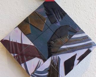 Dick Evans "Symbiosis" porcelain relief