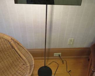 Mid-century chrome floor lamp
