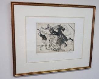 Claude Weisbuch "Homage A Leonardo Da Vinci" 1978