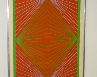 Richard Anuskiewicz "Diamond Chroma" 1965 183/200