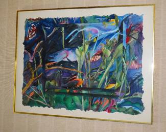 Diane Balsley "Fish" watercolor/paper