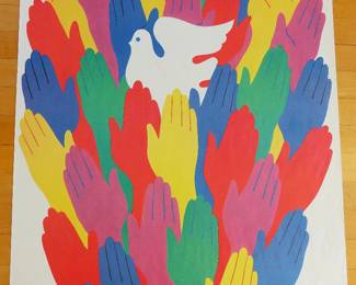 We vote for peace! poster