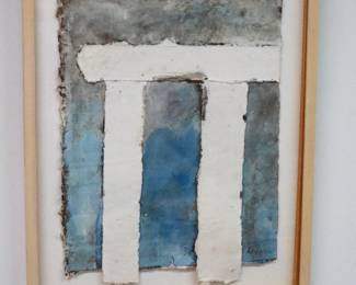 Lisa Kokin "Lentil Portal 1" mixed media