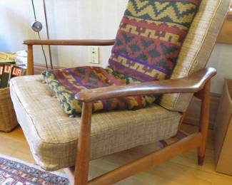 Mid-century Arne Vodder adjustable lounge chair