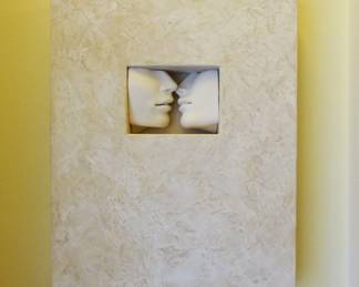 Susan Evans "Intimacies IV" porcelain/wood