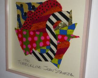 Jean Stamsta "Timberline" mixed media