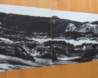 Claire Van Vliet landscape triptych