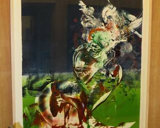 June Leaf "Dragon" monotype 1990