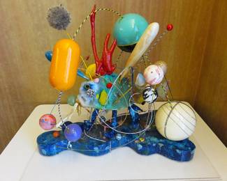 John Balsley "Fish" mixed media sculpture
