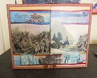 Ralph Arnold "Egyptian Campaign" mixed media
