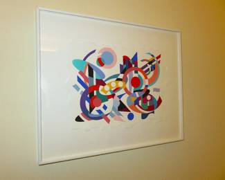 Rochelle Sennett "Planetary Pinball" Gouache on paper