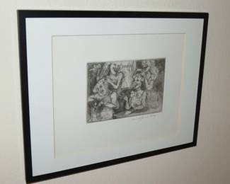 June Leaf "beauty Parlor" etching