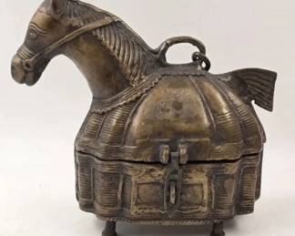 brass horse