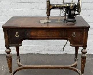 antique sewing machine