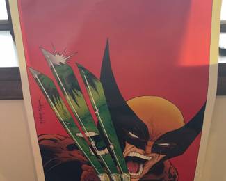 Wolverine vs Hulk poster