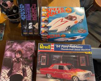 Models VHS tapes and DVDs