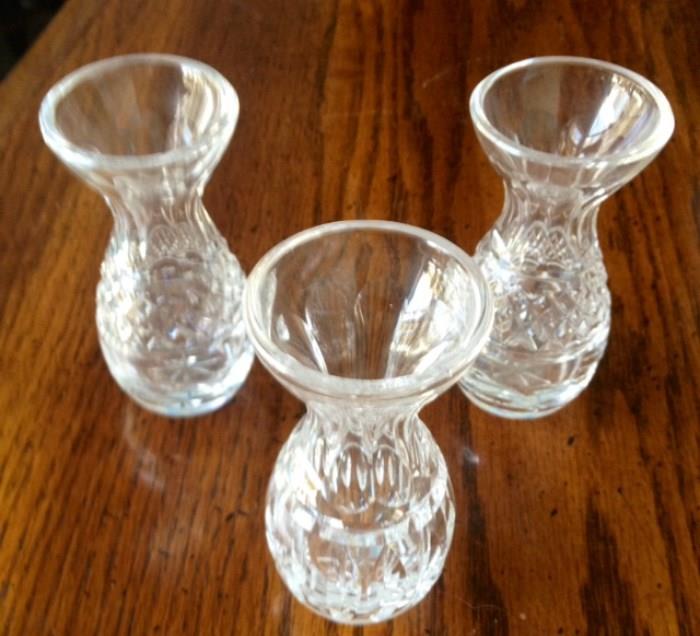 Mini Waterford Crystal Vases