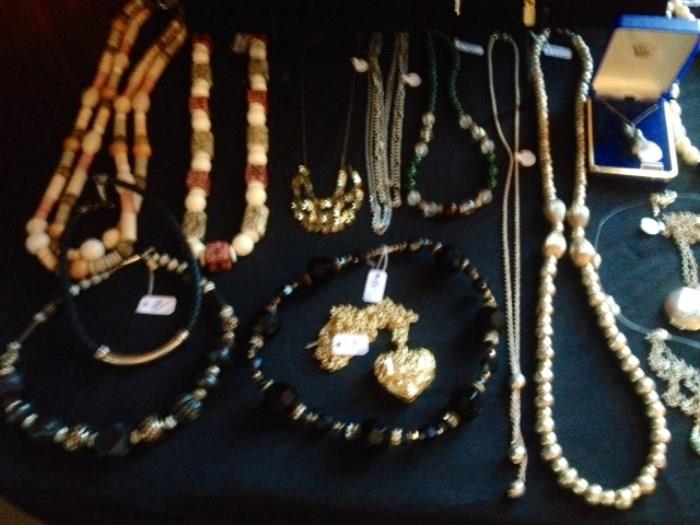 Vintage Jewelry, Crystal, Bone, Sterling and more