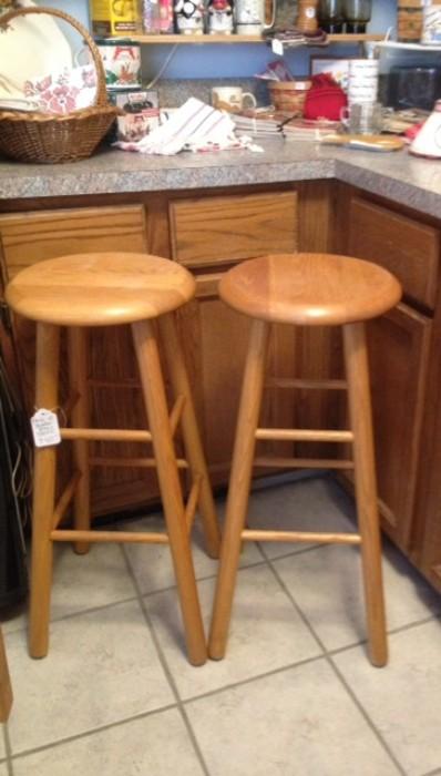 Counter Stools - there are 2 sets of 2 stools for a total of 4