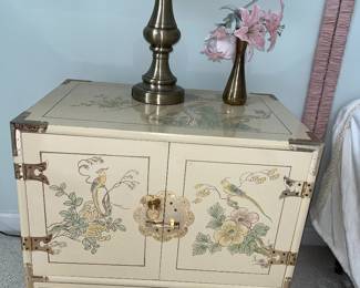 Asian bedside table