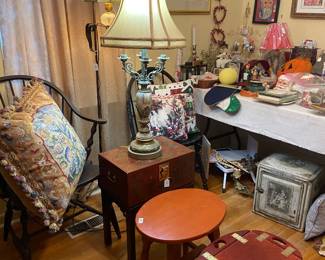 Antique and vintage furniture.