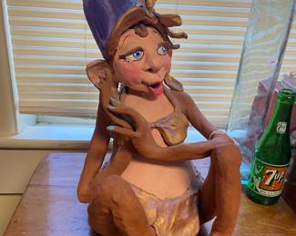 Large original sculpture by Jane Hankins.
