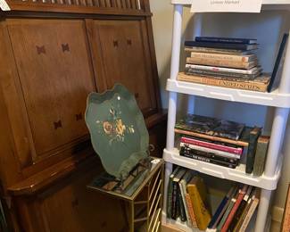 Beautiful books, modern twin bed and mattress set