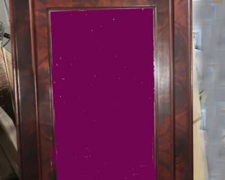 VINTAGE MAHOGANY FRAME MIRROR