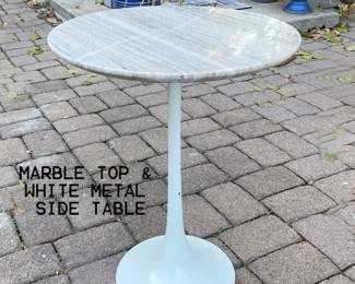 MARBLE SIDE TABLE