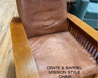 Crate  Barrel Mission Chair