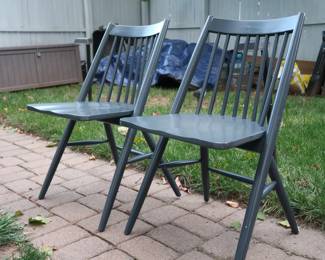 2 SOLID WOOD SAFAVIEH CHAIRS