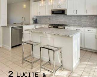 LUCITE STOOLS