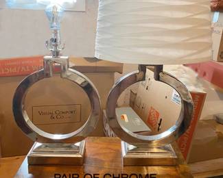 Chrome Table Lamps