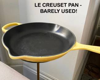 Le Creuset Pan Yellow