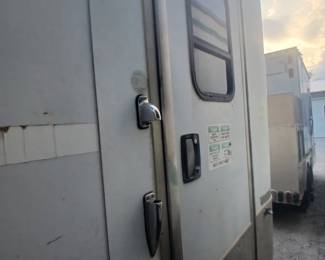 Texas oil field gear and bunk trailer no title