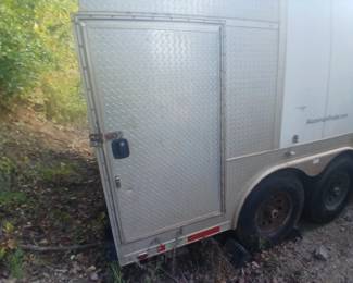 Texas oil field gear and bunk trailer no title