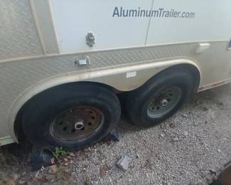 Texas oil field gear and bunk trailer no title