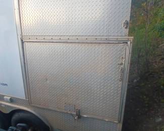 Texas oil field gear and bunk trailer no title