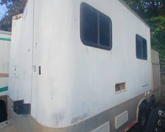 Texas oil field gear and bunk trailer no title