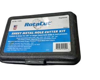 Sheet metal hole cutter 