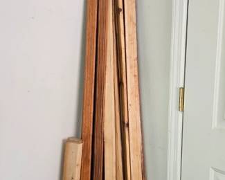 Assorted wood trim.