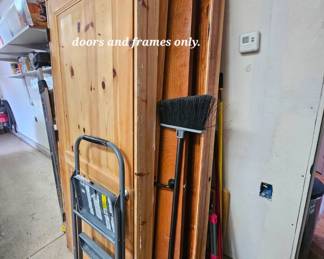 Interior Doors & Frames Assorted wooden interior doors and door frames.