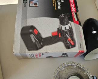 Cordless Drill Black & Decker cordless drill in original box.
