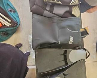 Fishing & Outdoor Gear  Hodgman Neoprene Waders. Fishing Swim Fins. Ocean Pacific Flotation Vest.   Pre-owned fishing gear.