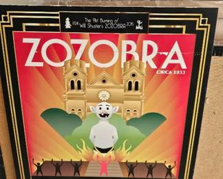 Zozobra Collectibles Albuquerque Zozobra collectible posters and artwork. New Mexico memorabilia.