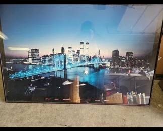 Framed new York picture