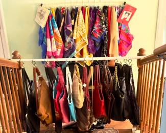 Vintage Designer bags and scarfs 
