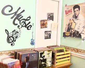 Records and Elvis!
