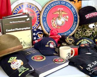 VINTAGE USMC memorabilia 
